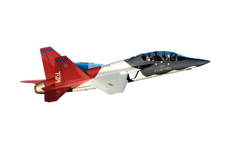 T-7A Red Hawk jet in flight